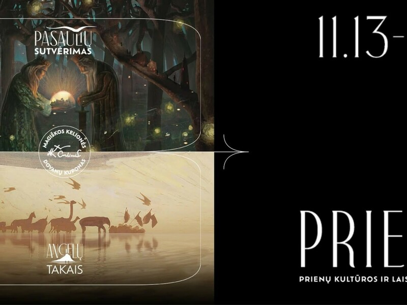 Virtualios realybės patirtys „Angelų takais” ir „Pasaulių sutvėrimas”, paremtos M. K. Čiurlionio kūryba