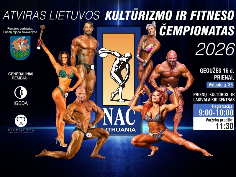 Open Lithuanian Bodybuilding and Fitness Championship 2026