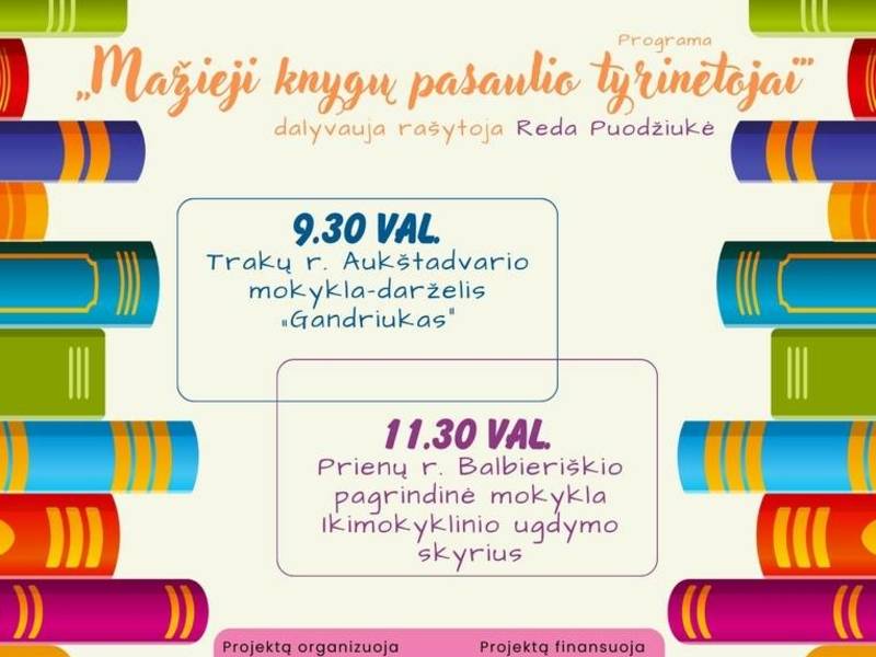 Programa „Mažieji knygų pasaulio tyrinėtojai“