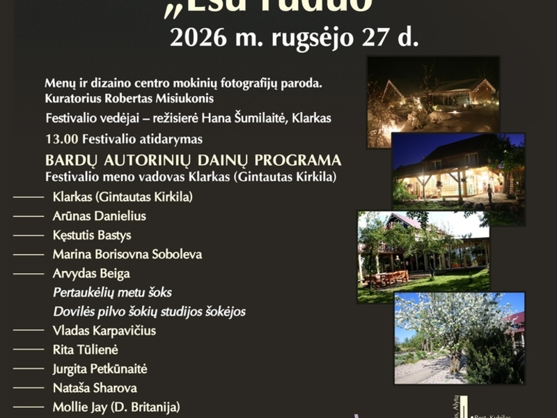 XVI bardų festivalis „Esu ruduo“
