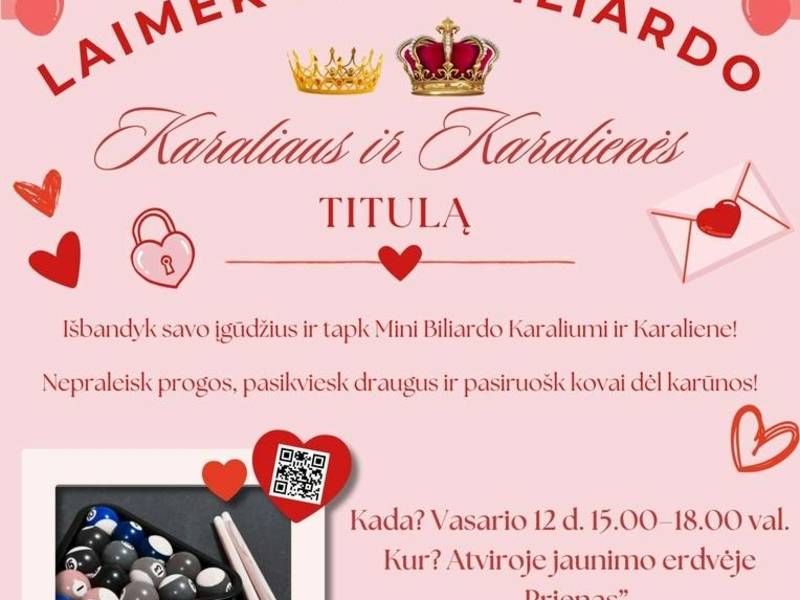 Jaunimo mini biliardo turnyras