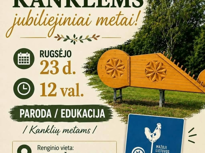 Paroda-edukacija „Skriaudžių „Kanklėms“ jubiliejiniai metai“