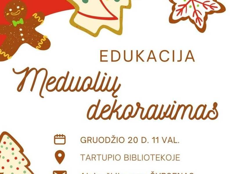 Education "Gingerbread Decorating"