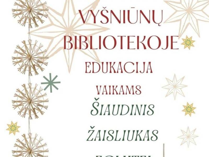 Education for children "Straw toy for the Christmas tree"