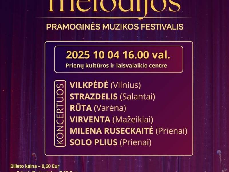 Pramoginės muzikos festivalis „Auksinės melodijos“