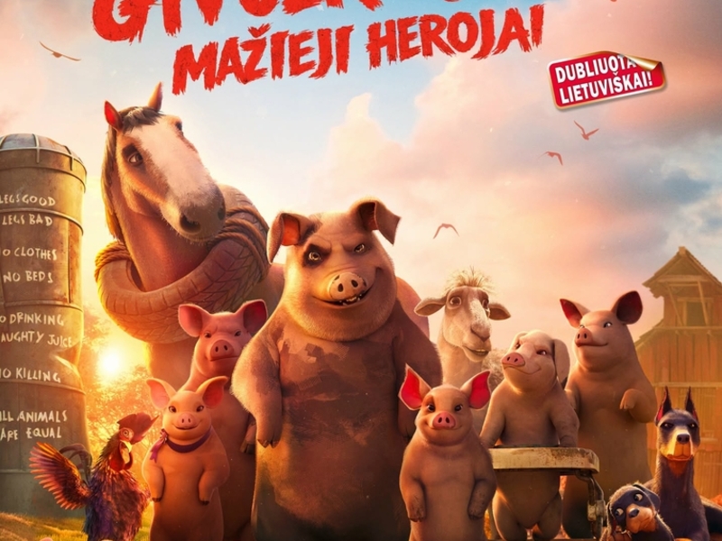 Animacinis kino filmas „Gyvulių ūkis: mažieji herojai“