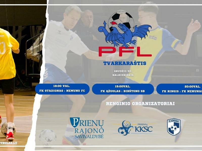 Prienai Football League Competitions
