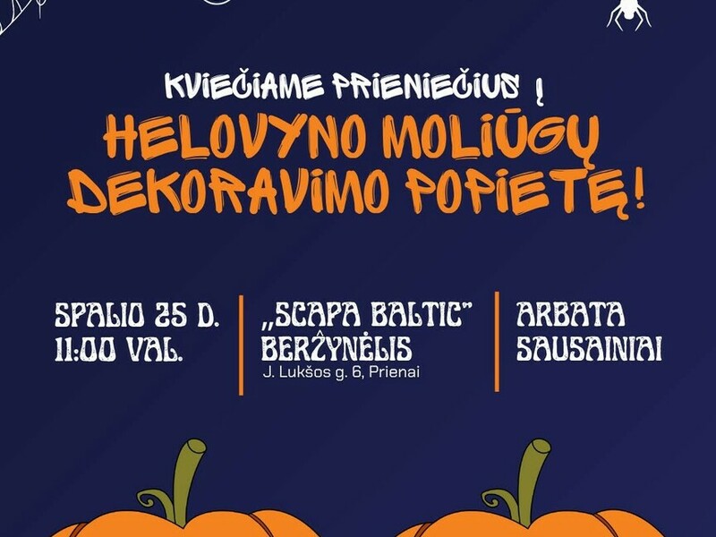 Helovyno moliūgų dekoravimo popietė