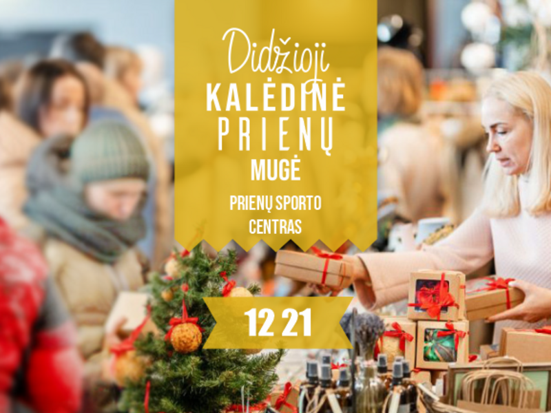 Большая Рождественская ярмарка в Пренае 2025