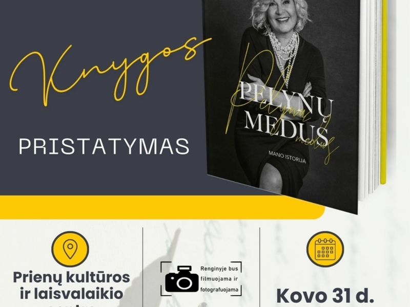 Editos Mildažytės knygos „Pelynų medus“ pristatymas