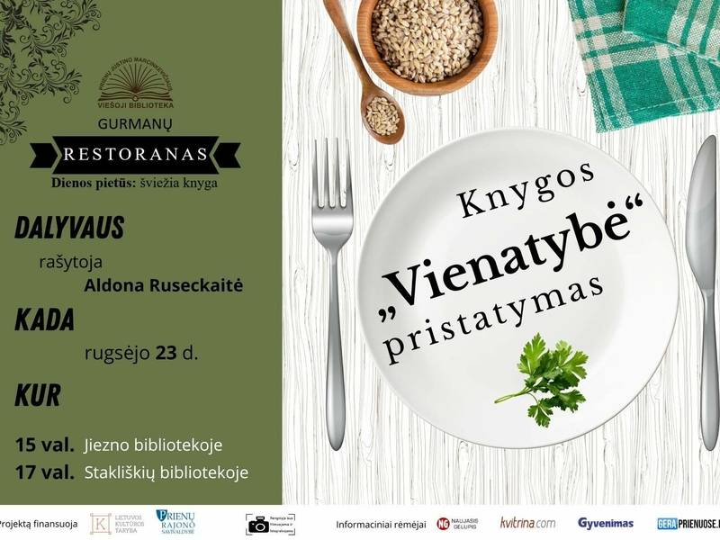 Knygos „Vienatybė“ pristatymas