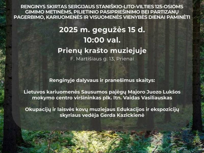 Renginys „Kokia laisvės troškimo kaina“
