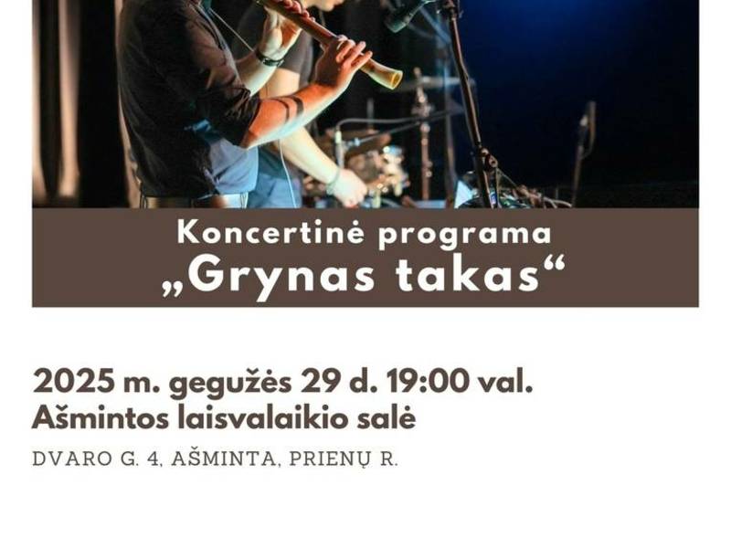 Concert "Pure Path" by the music group "Tykumos"