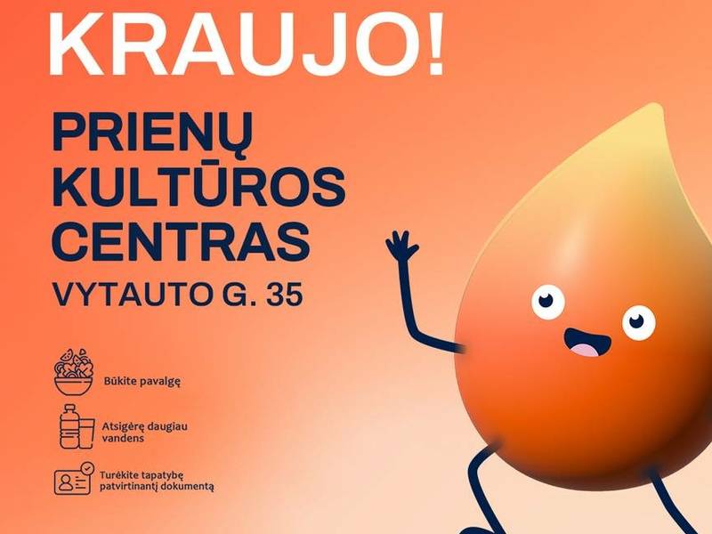 Кампания по сдаче крови, организованная Национальным центром крови