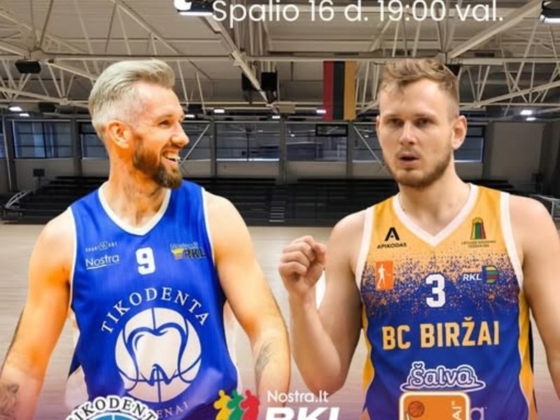 RKL A Division basketball match: Prienai "Tikodenta" – BC "Biržai"