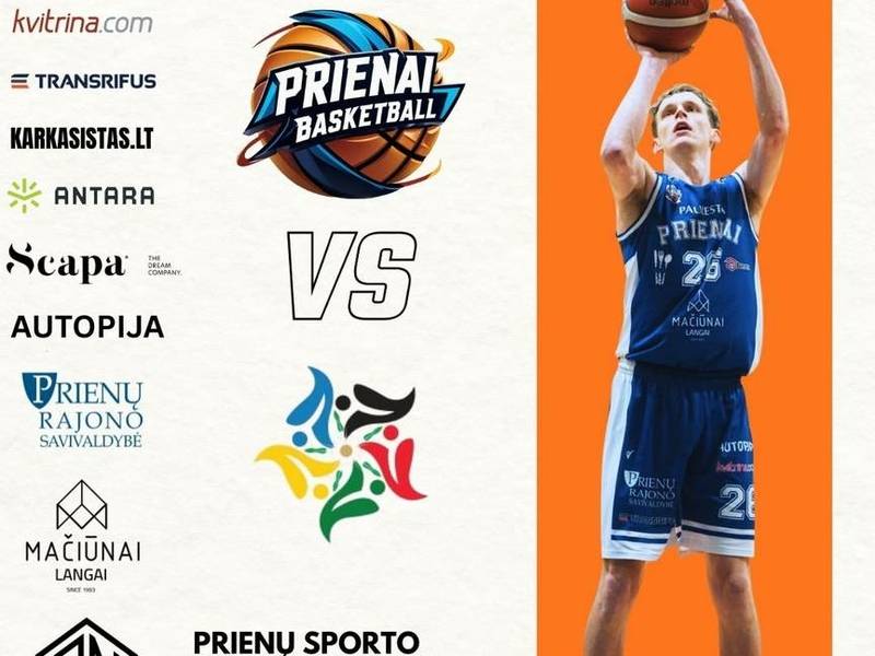RKL B Division Basketball Competition: "Prieų SC-Pauresta" - "Lithuanian Sports University"
