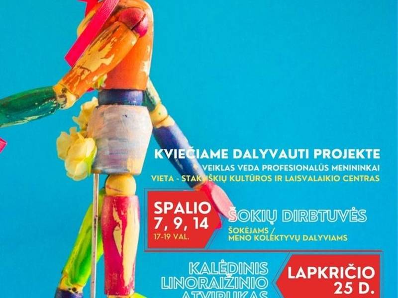 Kalėdinio linoraižinio atviruko gamybos edukacija