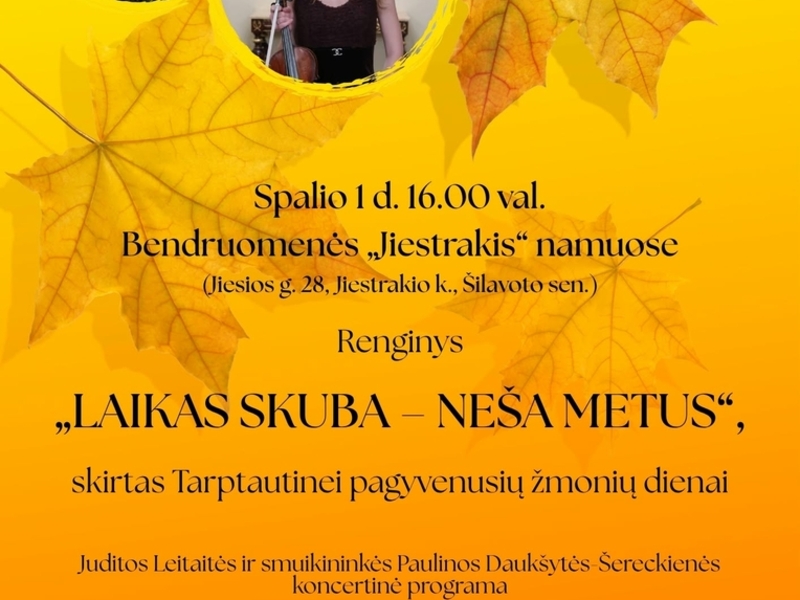 Event "Time Rushes - Carries Years" dedicated to the International Day of Older Persons