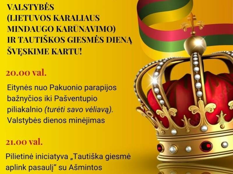  Valstybės dienos minėjimas Pakuonyje