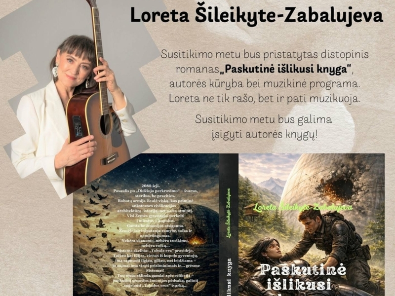 Meeting with poet, writer and bard Loreta Šileikyte-Zabalujeva