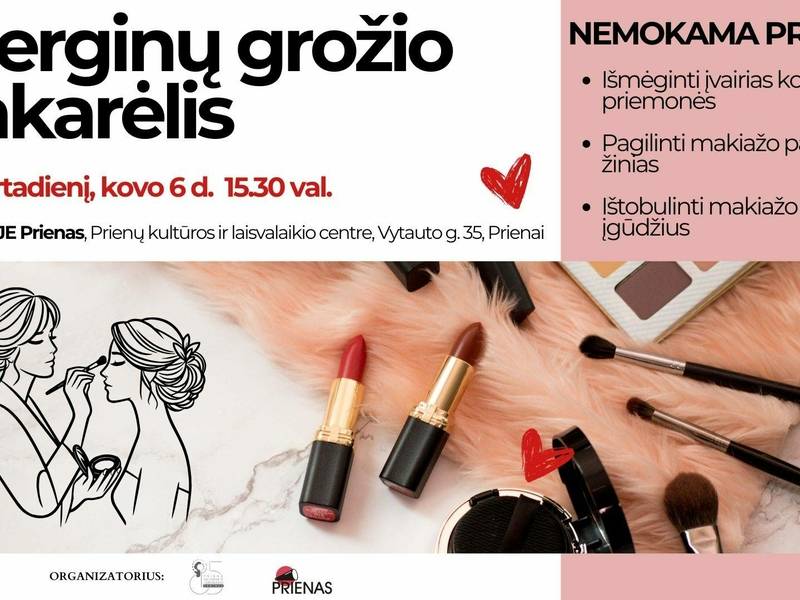 Renginys jaunimui „Merginų grožio vakarėlis“