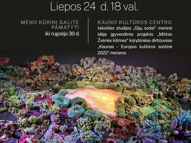 Presentation of the artwork "Mythical Meadow"