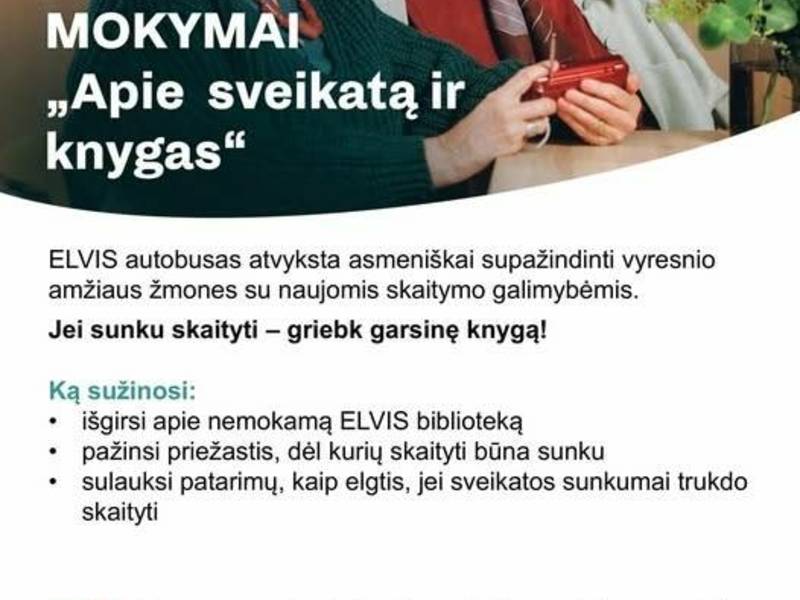 Training "About health and books"