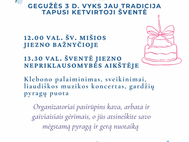 Motinos dienos šventė „Mamos pyragas“