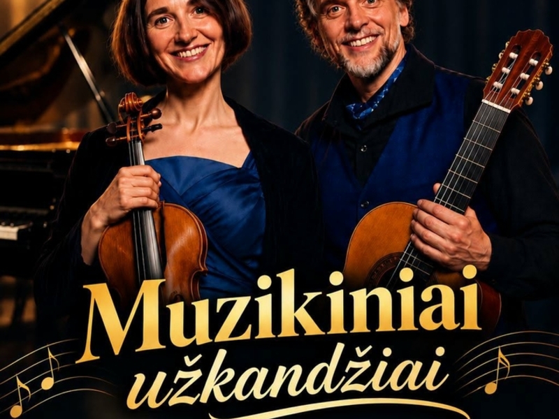 Smuiko, pianino, vokalo ir gitaros programa „Muzikiniai užkandžiai“