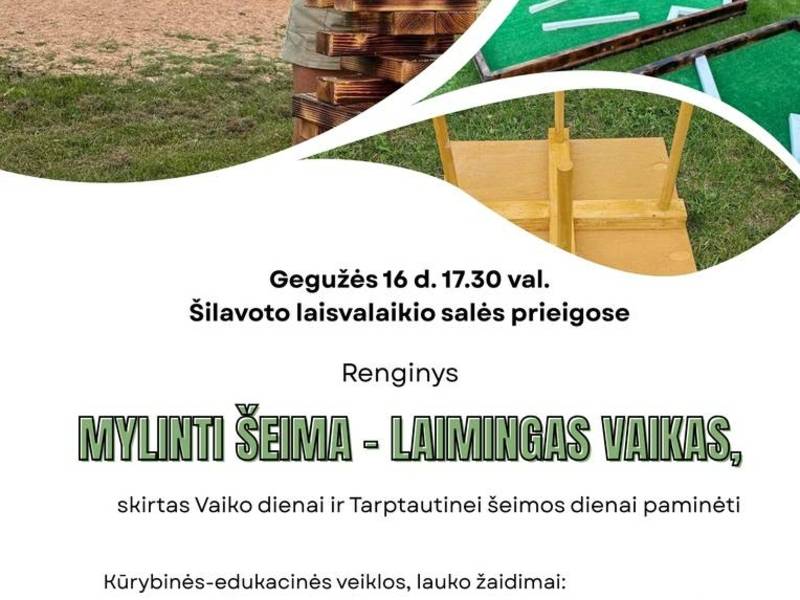Renginys „Mylinti šeima – laimingas vaikas“