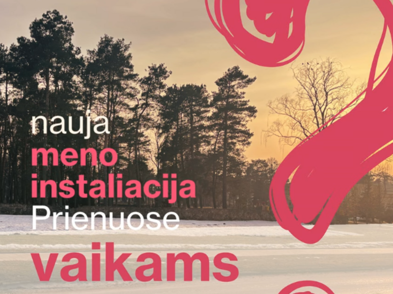 Public presentation of the upcoming art installation (Tylioji St., Prienai)