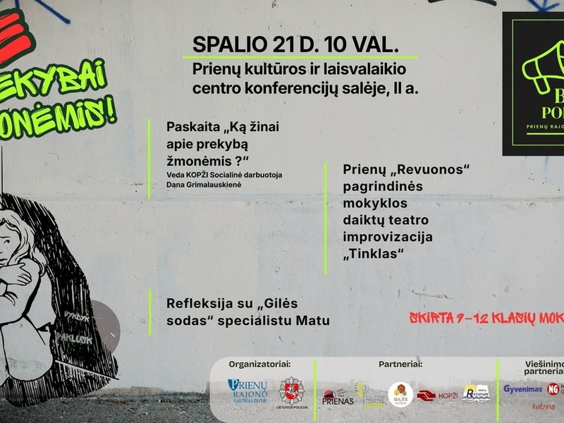Renginys „NE prekybai žmonėmis“