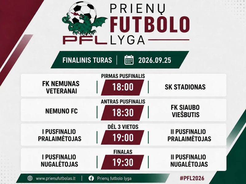 Prienų futbolo lygos finalinis turas