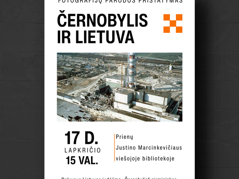 Fotografijų parodos „Černobylis ir Lietuva“ pristatymas