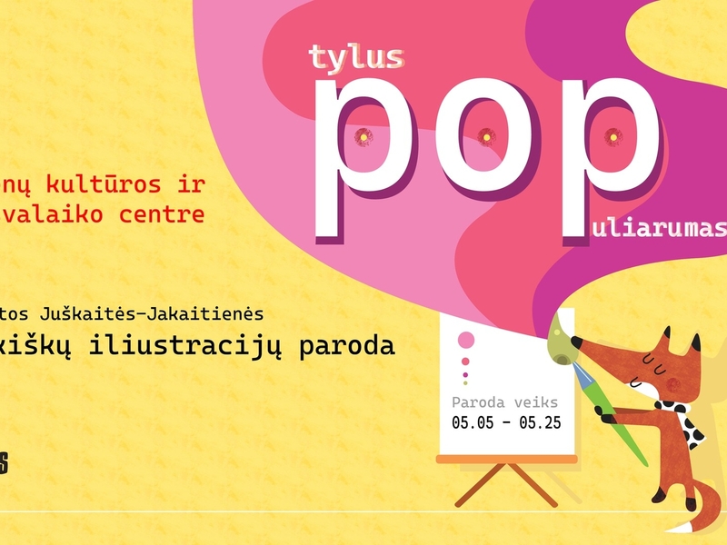 Jurgitos Juškaitės-Jakaitienės vaikiškų iliustracijų parodos „Tylus populiarumas“ atidarymas.