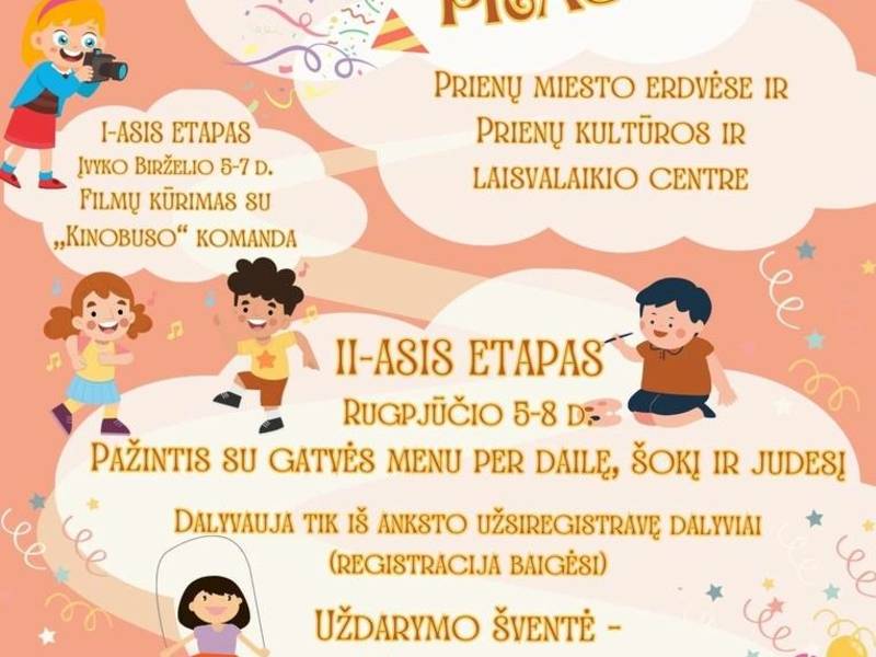 The closing celebration of the creative workshop "Children create fairy tales".