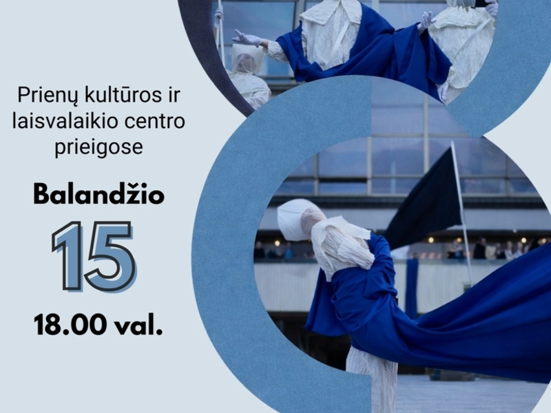 Gatvės teatro spektaklis „Geismai, šventieji ir kiti pastebėjimai apie pasaulio begalybę“ 