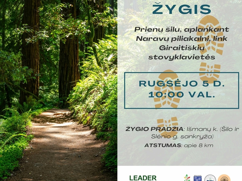 Pėsčiųjų žygis Prienų šile
