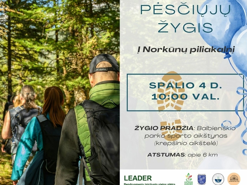 Community "Balbieriškis Juda" festive walking tour