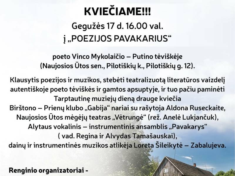 „Poezijos pavakariai“