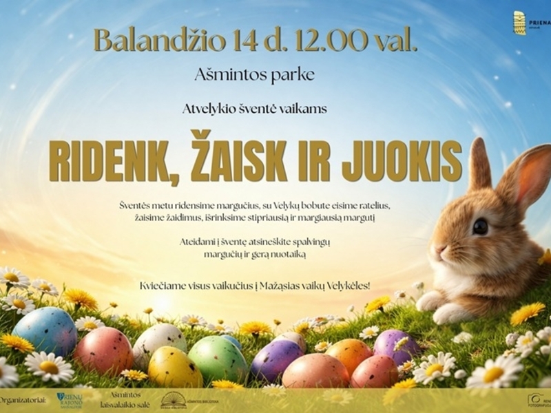 Easter celebration for children "Ride, play and laugh"