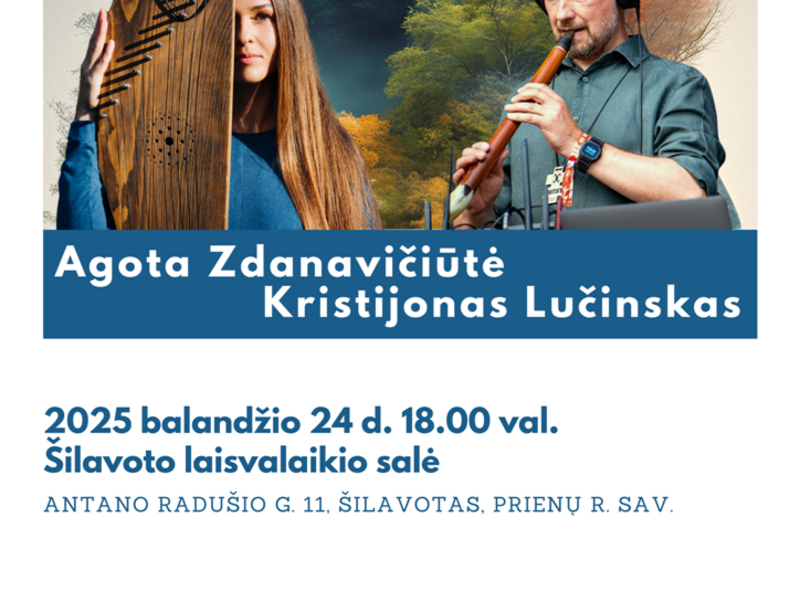 Nemokamas Agotos Zdanavičiūtės ir Kristijono Lučinsko koncertas „Gyvasčia“