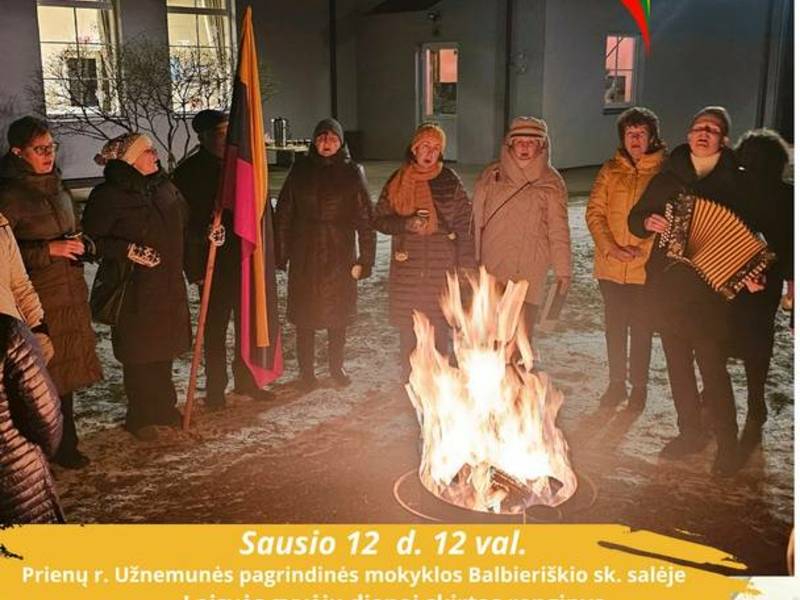 Renginiai, skirti Laisvės gynėjų dienos 35-mečiui paminėti Balbieriškyje