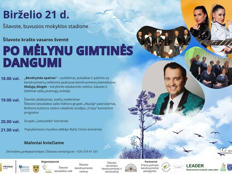 Šilavoto krašto vasaros šventė „Po mėlynu gimtinės dangumi“