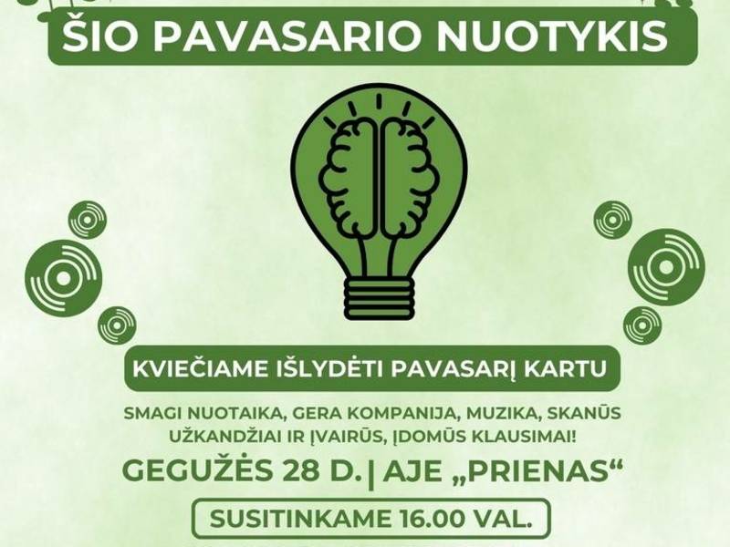 Renginį „Paskutinis šio pavasario nuotykis“