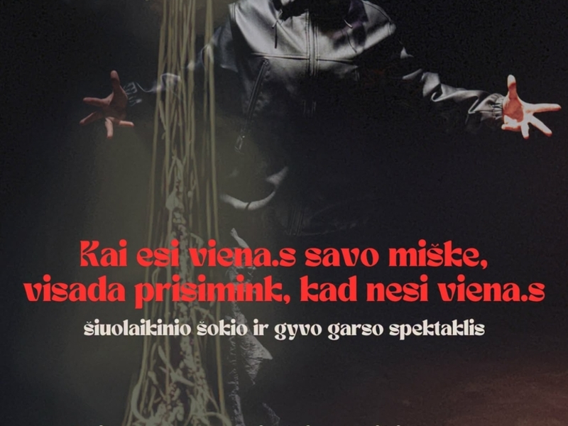 contemporary dance and live sound performance "When you are alone in your forest, always remember that you are not alone"