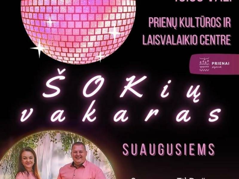 Šokių vakaras suaugusiems su muzikos grupe „TikDu“