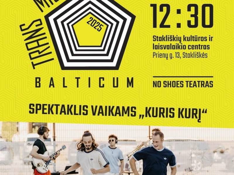 Profesionalaus „No Shoes“ teatro spektaklis vaikams „Kuris kurį“