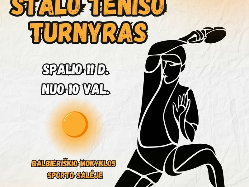 Aromama stalo teniso turnyras