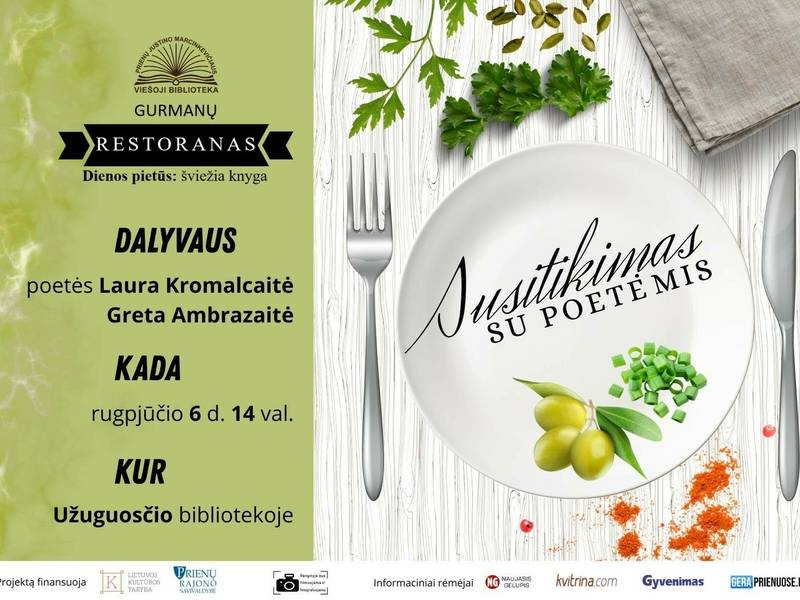 Meeting with poets Laura Kromalcaitė and Greta Ambrazaitė